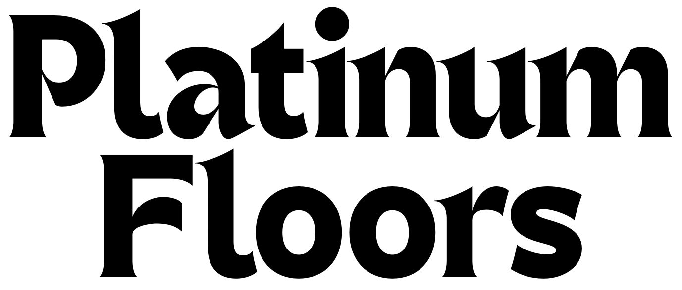 Platinum Floors company logo in black serif text